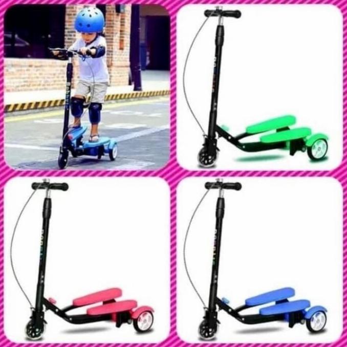 Skuter Scooter Anak / Skuter Injak Dual Pedal Roda 3 / Skuter Pedal