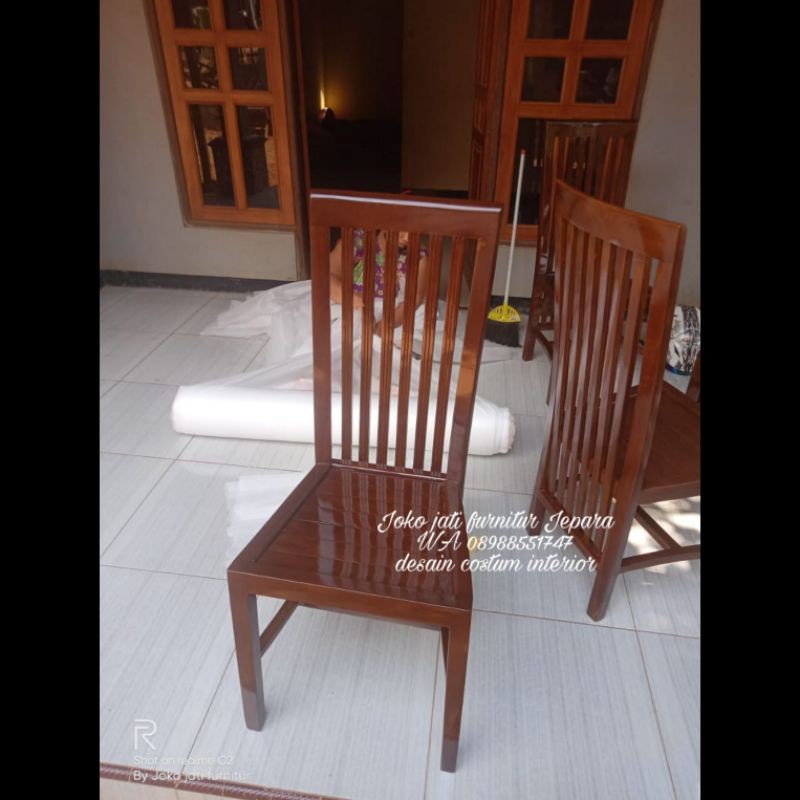 kursi makan balero jati jepara