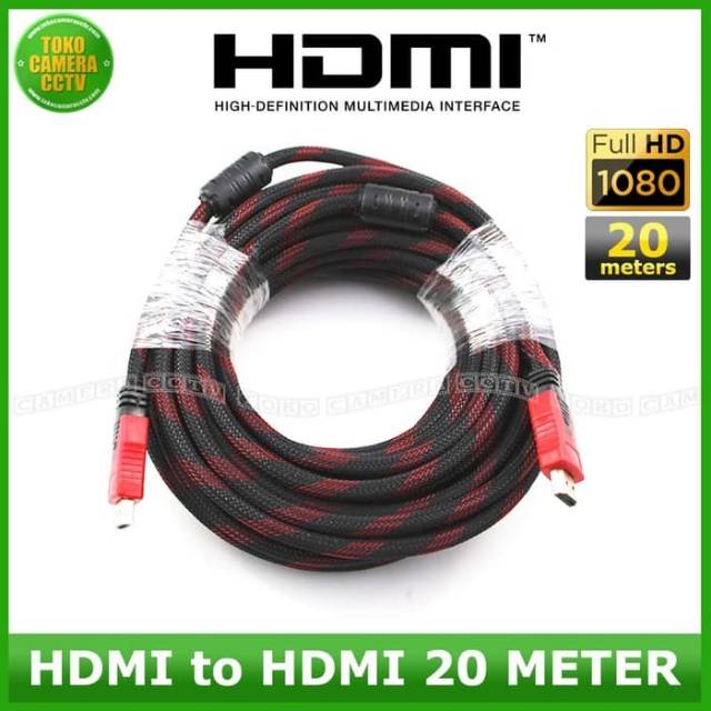 Kabel HDMI to HDMI panjang 20 meter