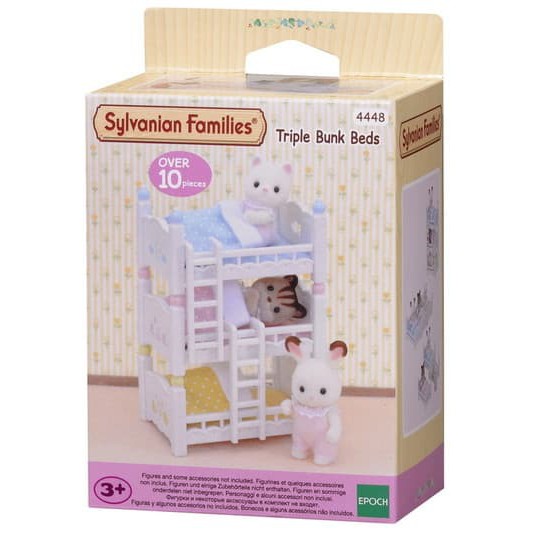 SYLVANIAN FAMILIES TRIPLE BUNK BEDS 