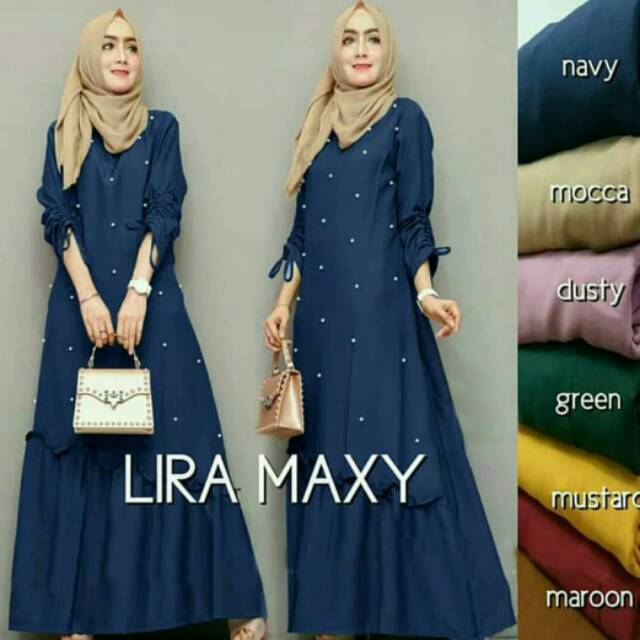 Lira maxy/maxi full mutiara terlaris