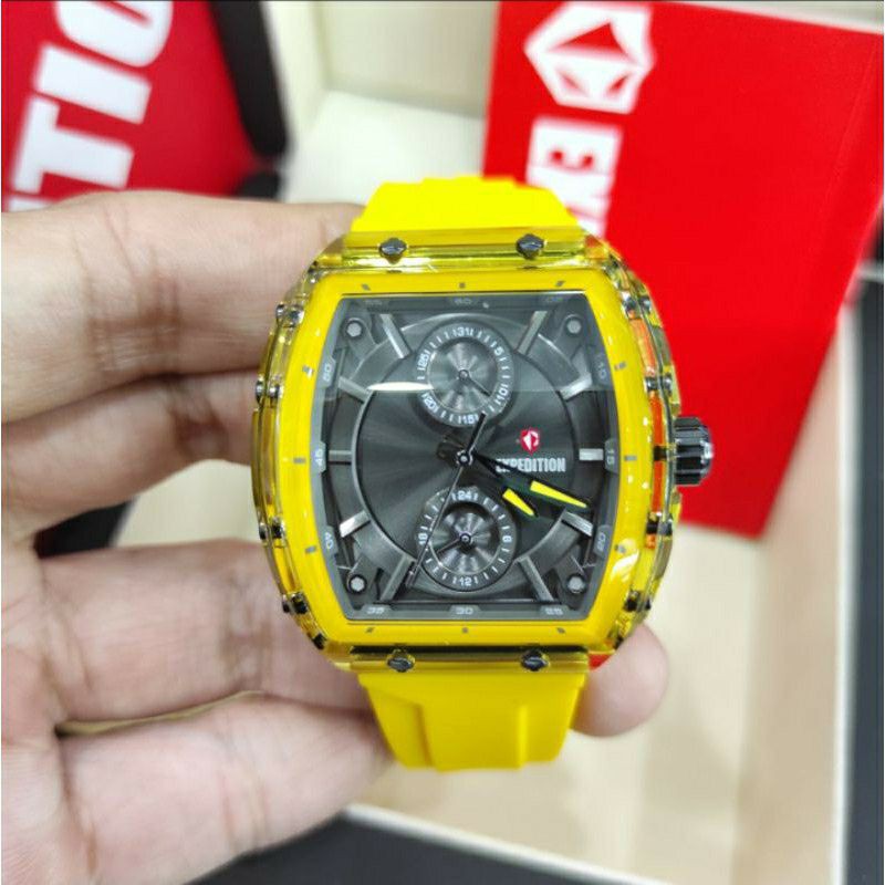 JAM WANITA JAM EXPEDITION E 6814 / E6814 YELLOW ORIGINAL