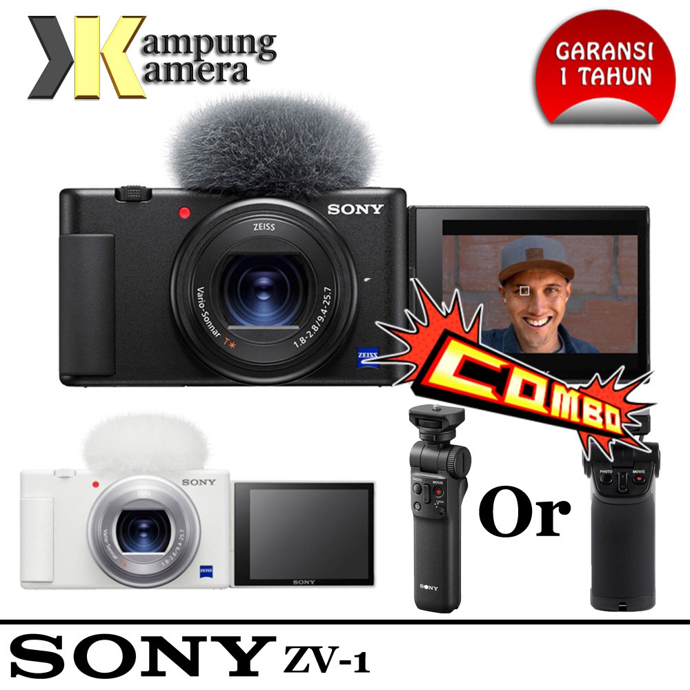 Jual SONY ZV-1 Digital Compact Camera / Sony ZV1 Vlogging Camera 4K ...