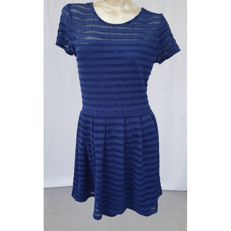 PRELOVED STRADIVARIUS NAVY DRESS