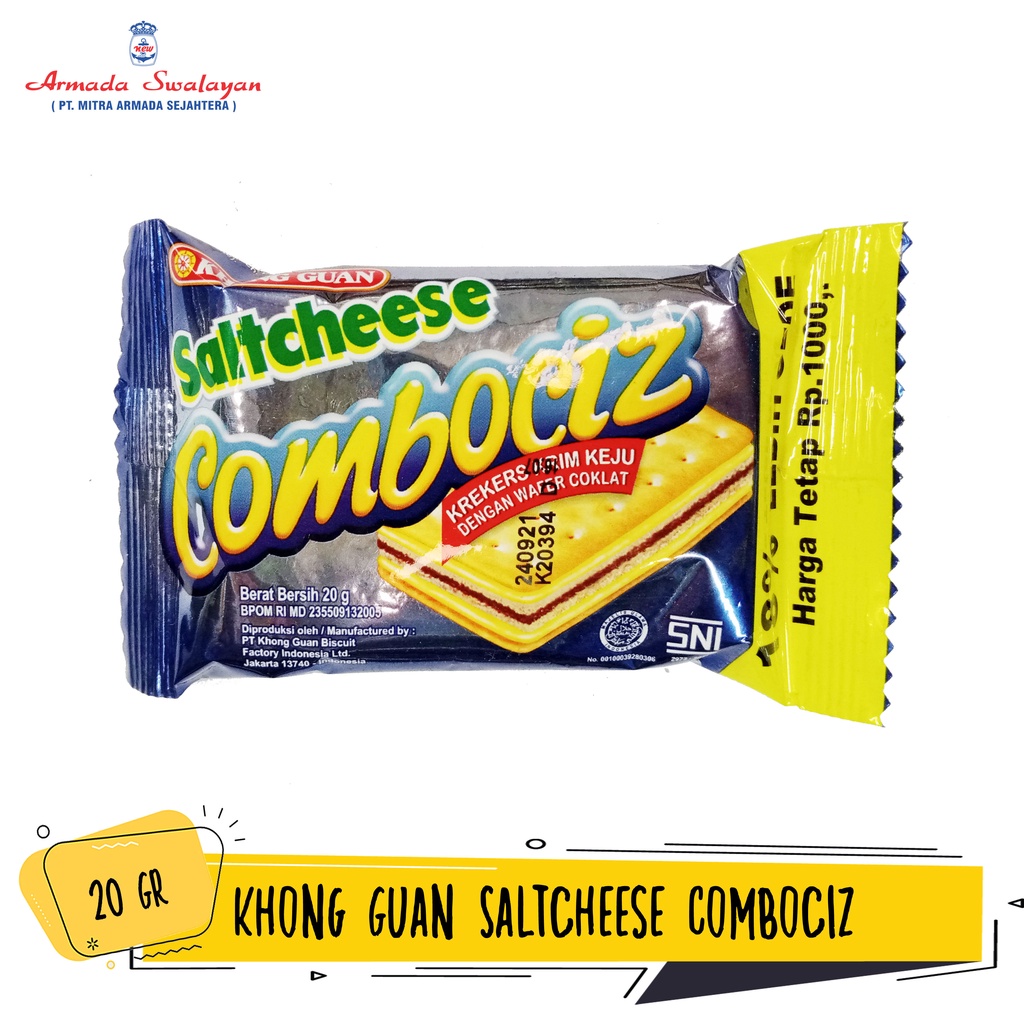 

Khong Guan Saltcheese Combociz 20gr