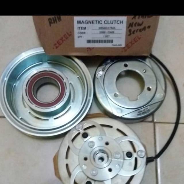 Puli pulley kompresor ac mobil xtrail magnet clutch nisa xtrail