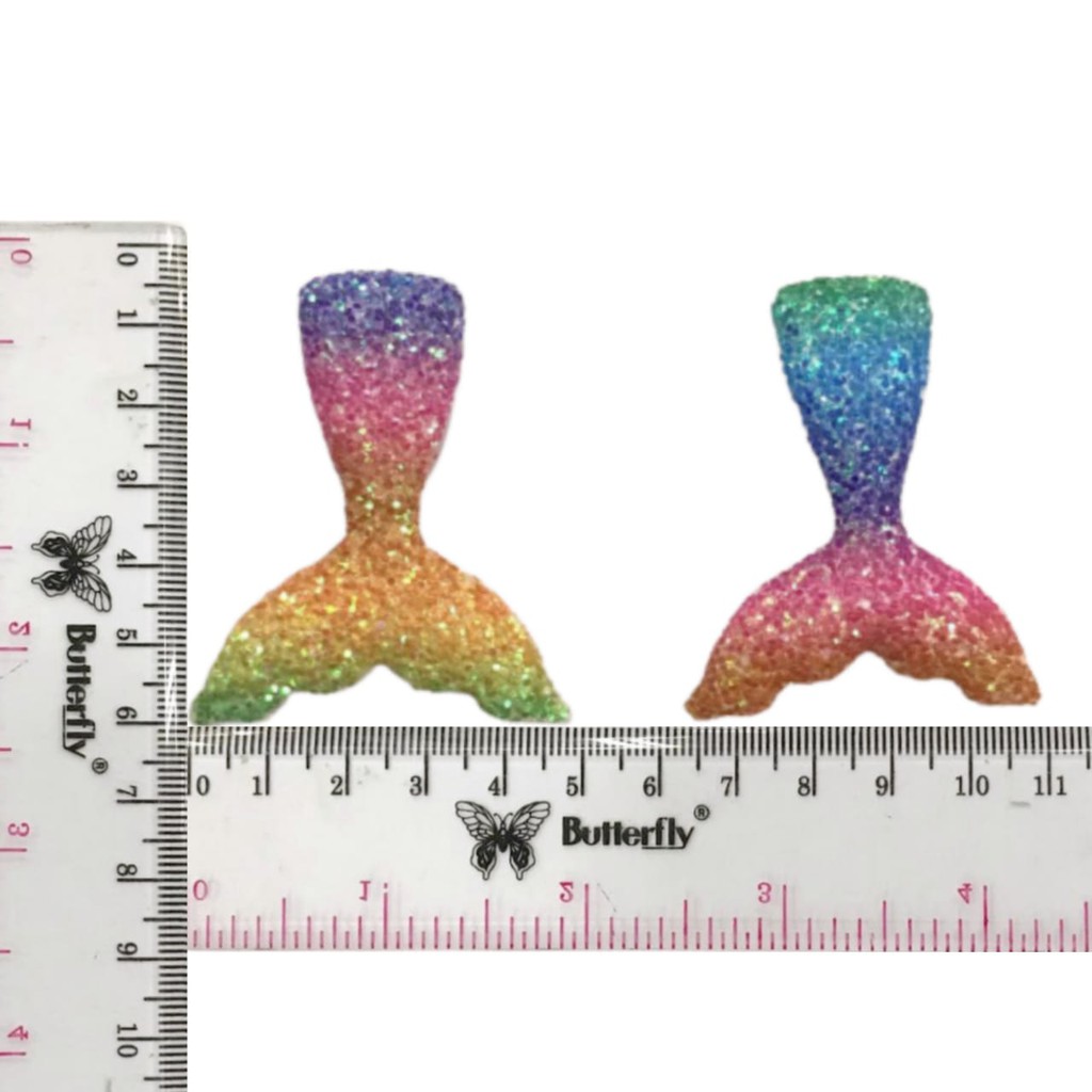 1 PC - APLIKASI SEQUIN MERMAID | EKOR MERMAID | MERMAID GLITER