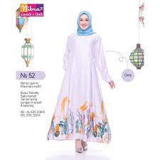 Gamis NIBRAS NS 52 Putih || Nibras || COD