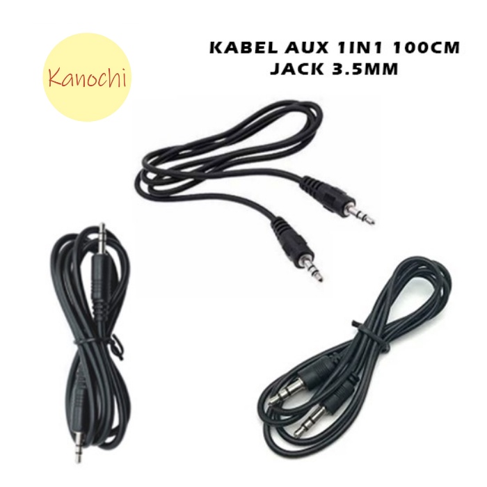 Kabel AUX Jack 1 in 1 3.5mm HP Android Samsung Asus Speaker 1in1 100cm