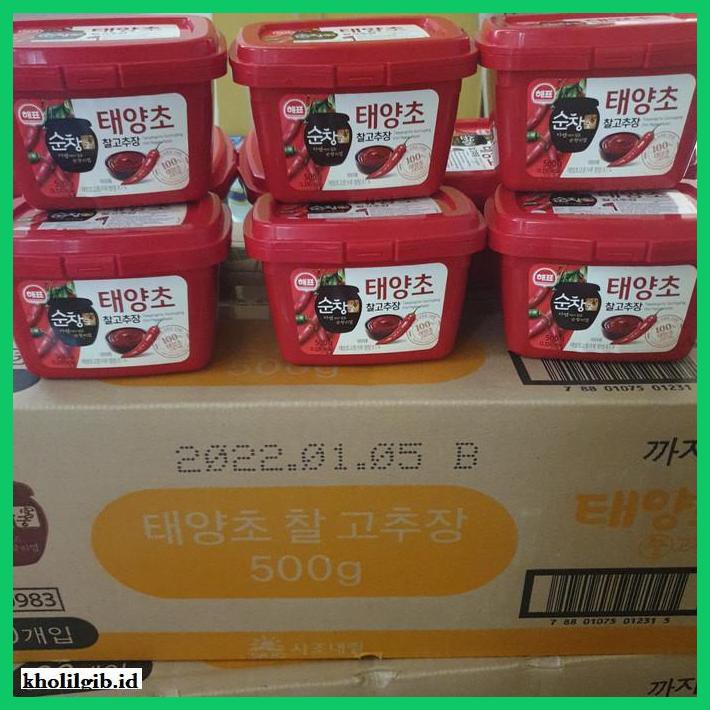 

Aneka-Sambal- Gochujang / Pasta Cabe Korea 500G Import Halal -Pedeeeeeezzzzzzz.