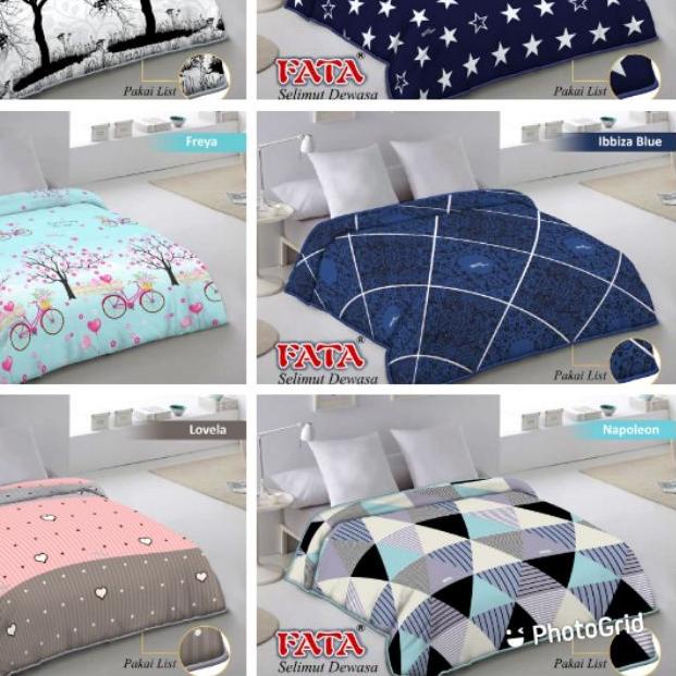 ● FATA _ SELIMUT BULU TERBARU FATA UK.200X200 CM ✿