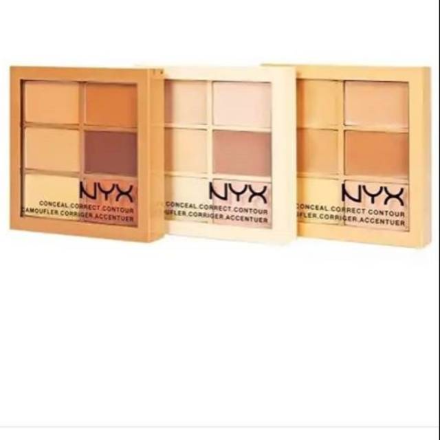 NYX cosmetics 3C correct contour palette