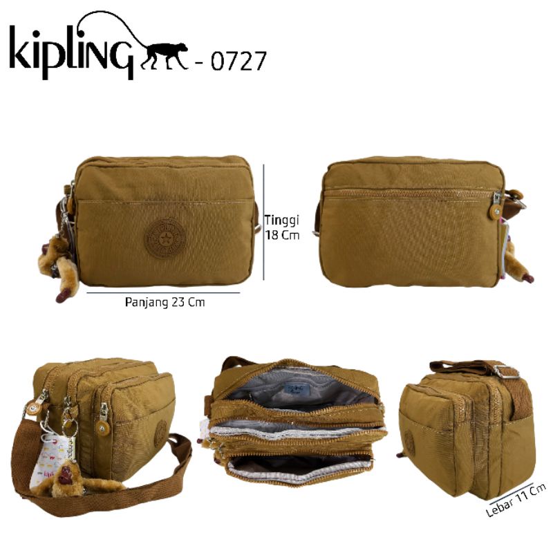 Tas Selempang Kipling Ukuran sedang untuk pria dan wanita kode 0727