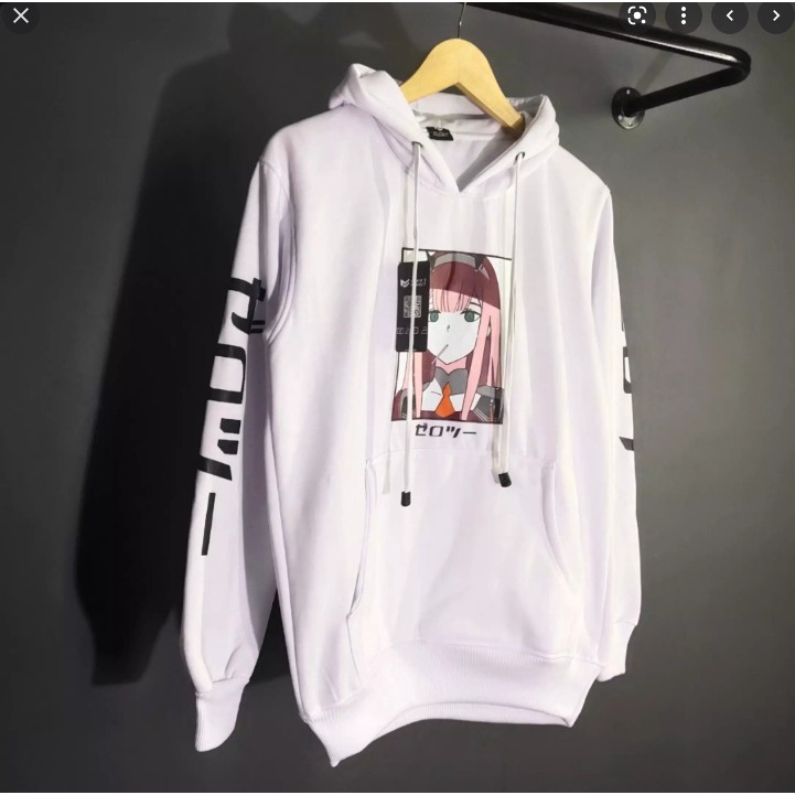 (BISA COD) Sweater Hoodie Zero Two Darling In The Franxx / Jaket Sweater Pria Terbaru 2021 Murah