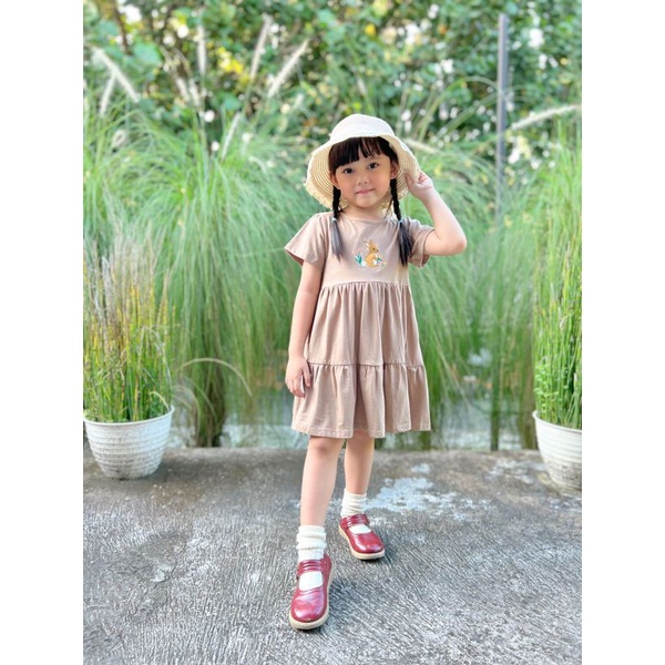 Dress Rabbit Lucuna Original Smilee Kaos Anak Perempuan Super Premium