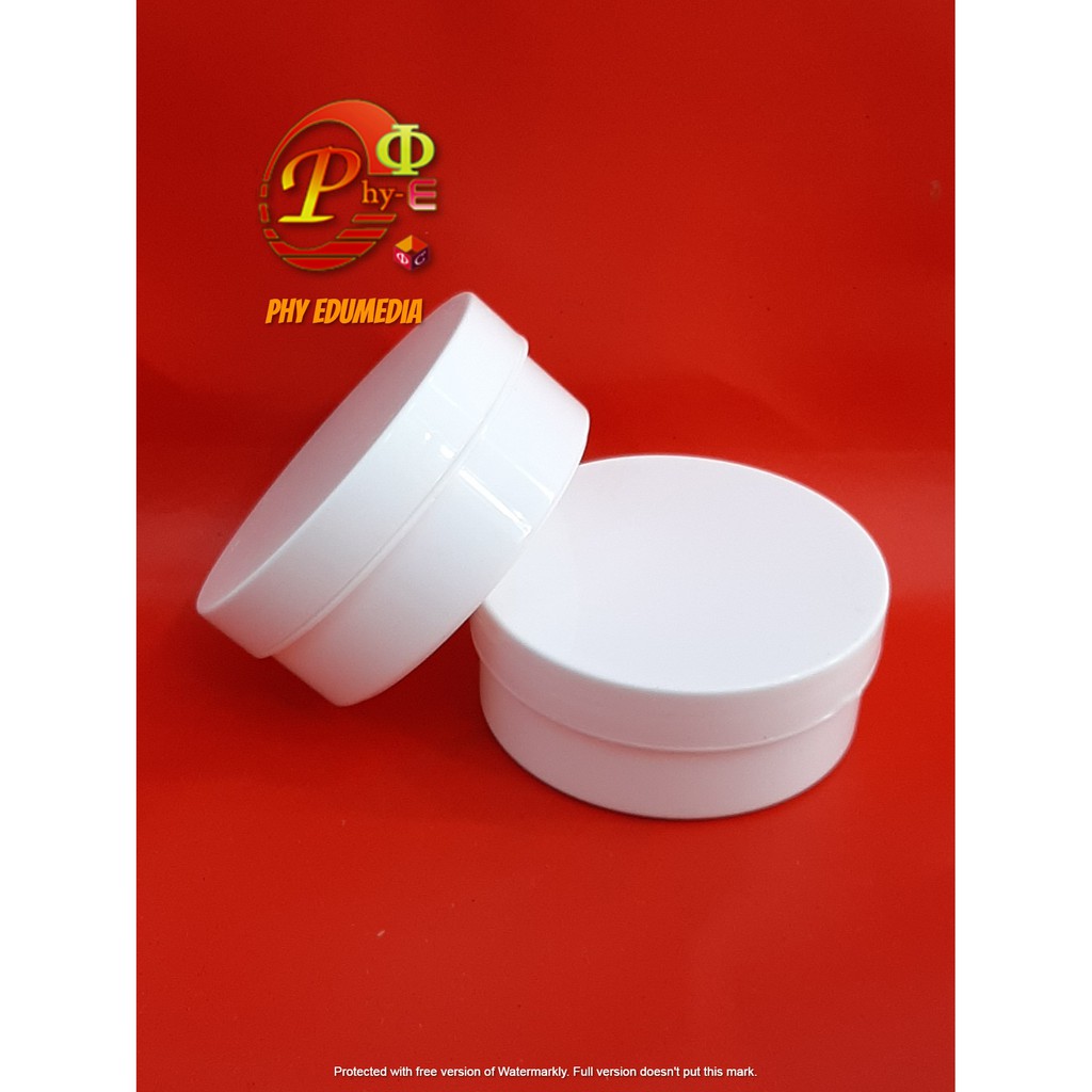 Pot Bedak / Pot Wadah Bedak / Wadah Bedak Putih / Pot Lulur / Wadah Pomade