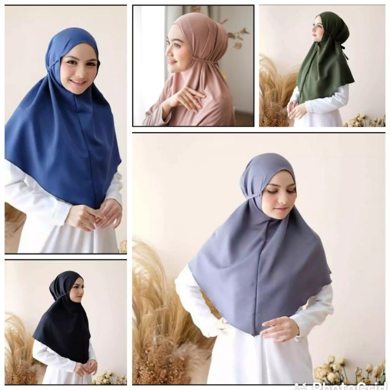 Kerudung instan Bergo Maryam Dewasa  Fashion