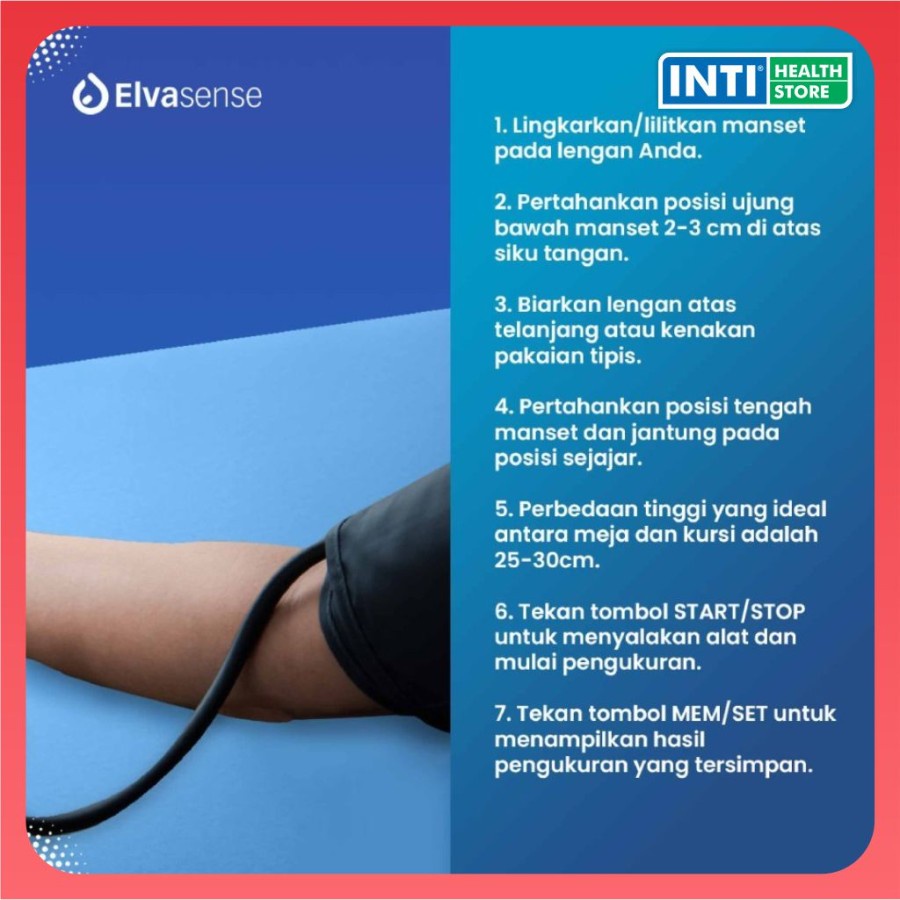 Tensimeter Digital ELVASENSE BP635 | Blood Pressure Monitor