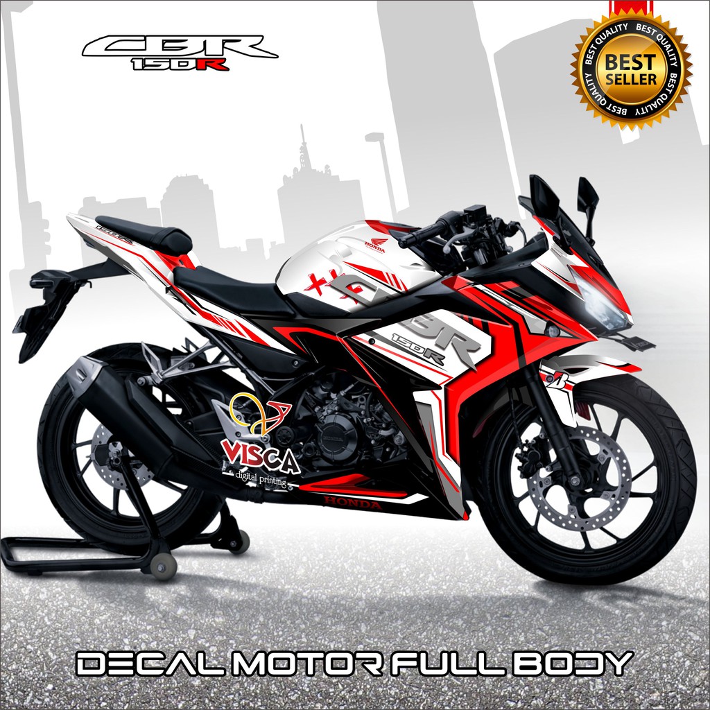 Decal Cbr 150r Facelift Full Body Decal Cbr 150r Full Body Stiker Cbr150r Full Body Grafis Red3
