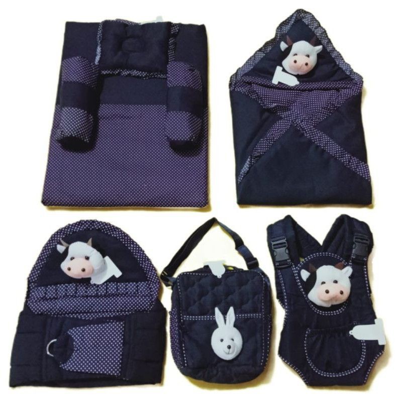 TERMURAH !!! SET PERLENGKAPAN BAYI (PAKET HEMAT 5in1)-1
