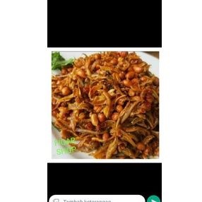 

Teri kacang balado pedas kemasan pouch 100 gram