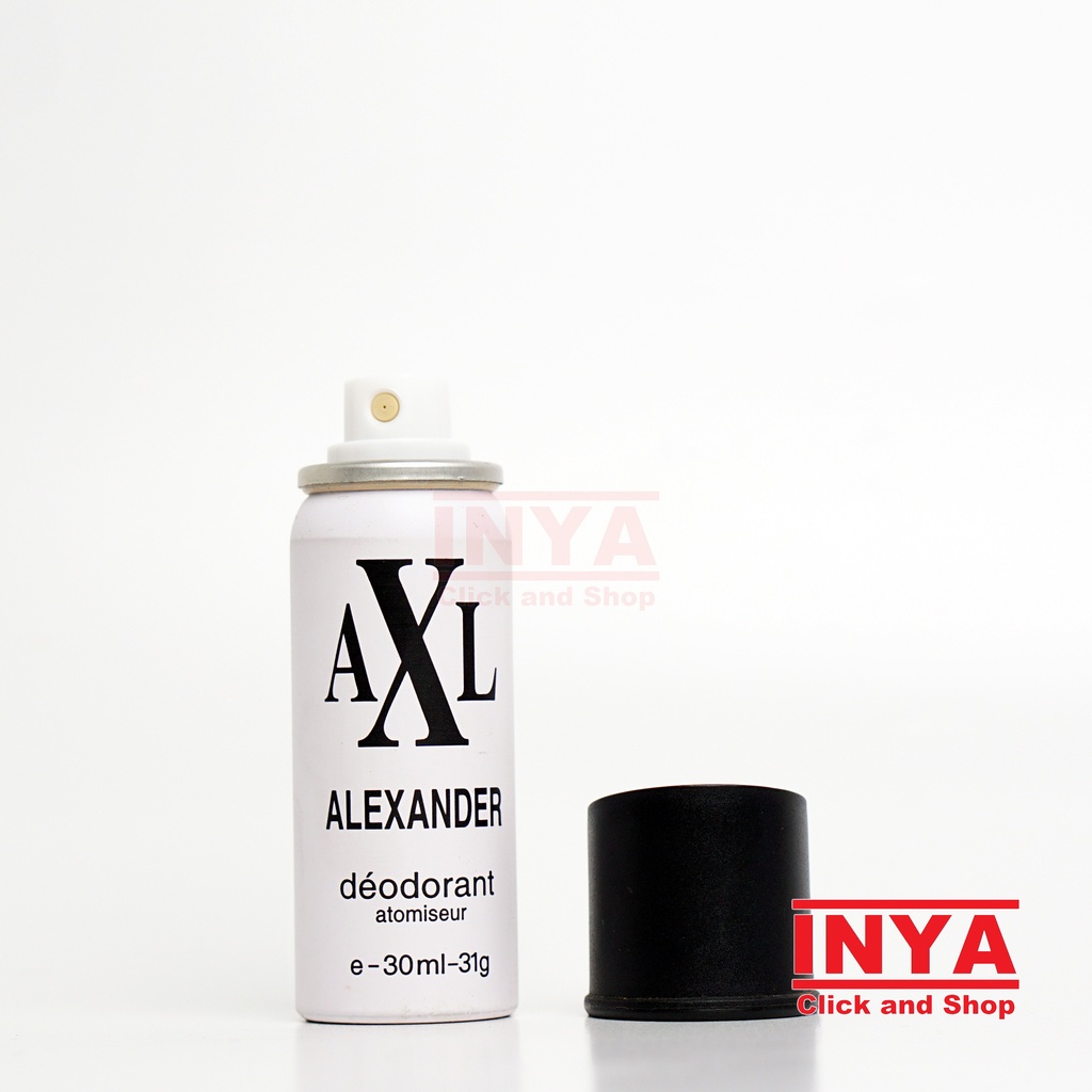 ALEXANDER AXL WHITE DEODORANT PARFUME SPRAY 30ml - PUTIH