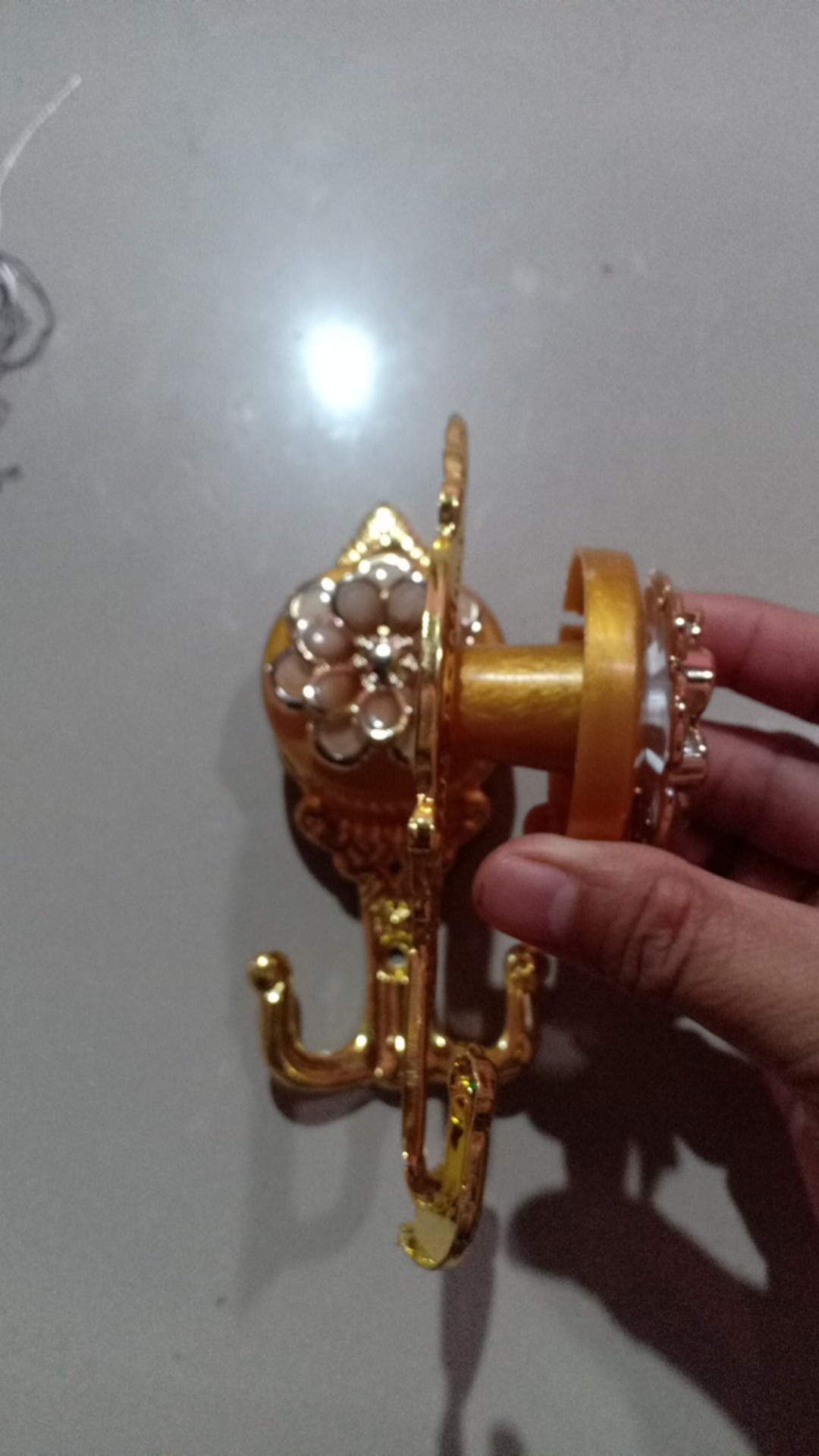 Hook Gorden // Pengait Tali Gorden // Hook Bunga ( Gold )