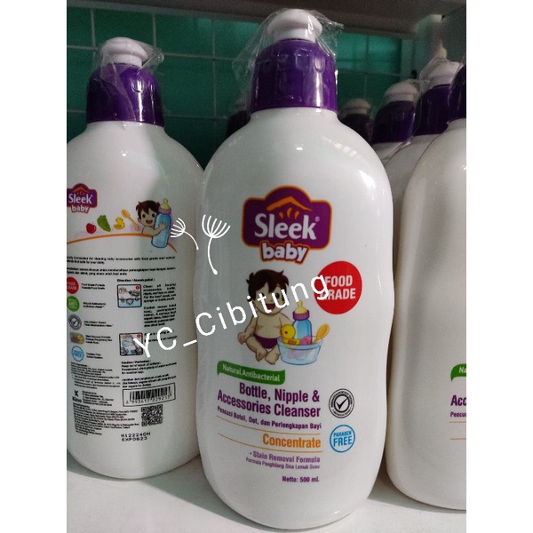 Sleek Baby Cuci Botol 500ml Bottle sleak pencuci botol dot perlengkapan bayi Nipple Asessoris botle