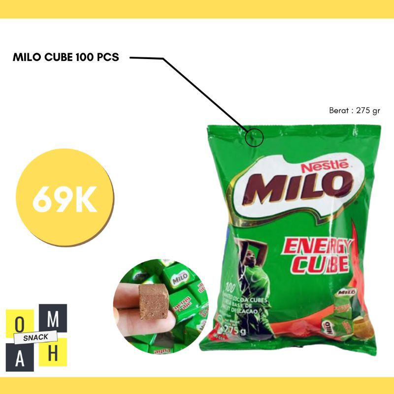 

MILO CUBE 100 PCS 275 GRAM