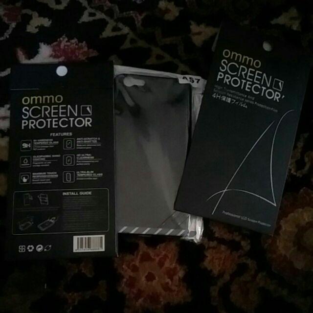 Softcase Oppo A37 A57 A83 A71 F1S A59 A39 Neo 7 Slim Black