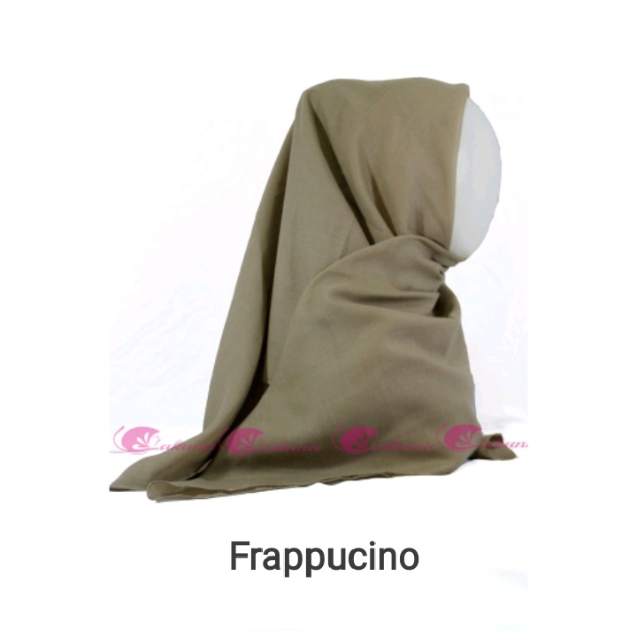QBZ / SEGI 4 PARIS PREMIUM SERI WARNA 3 / JILBAB SEGIEMPAT PARIS NECI /SEGI EMPAT REDROS/VARISA/AZARA / CIPUT RAJUT DUA WARNA-Frappucino