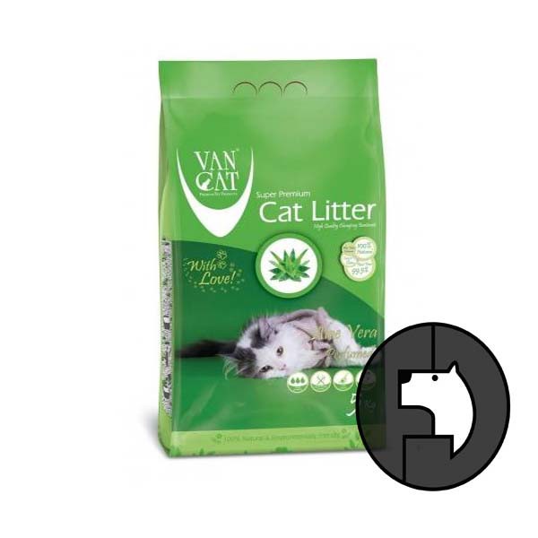 van cat 5 kg aloe vera perfumed cat litter pasir wangi
