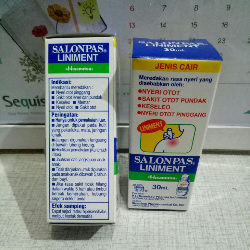 salonpas liniment atau salonpas cair 30ml