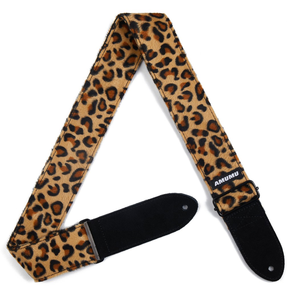 Amumu VL01-LP Strap Gitar motif Leopard Flocking