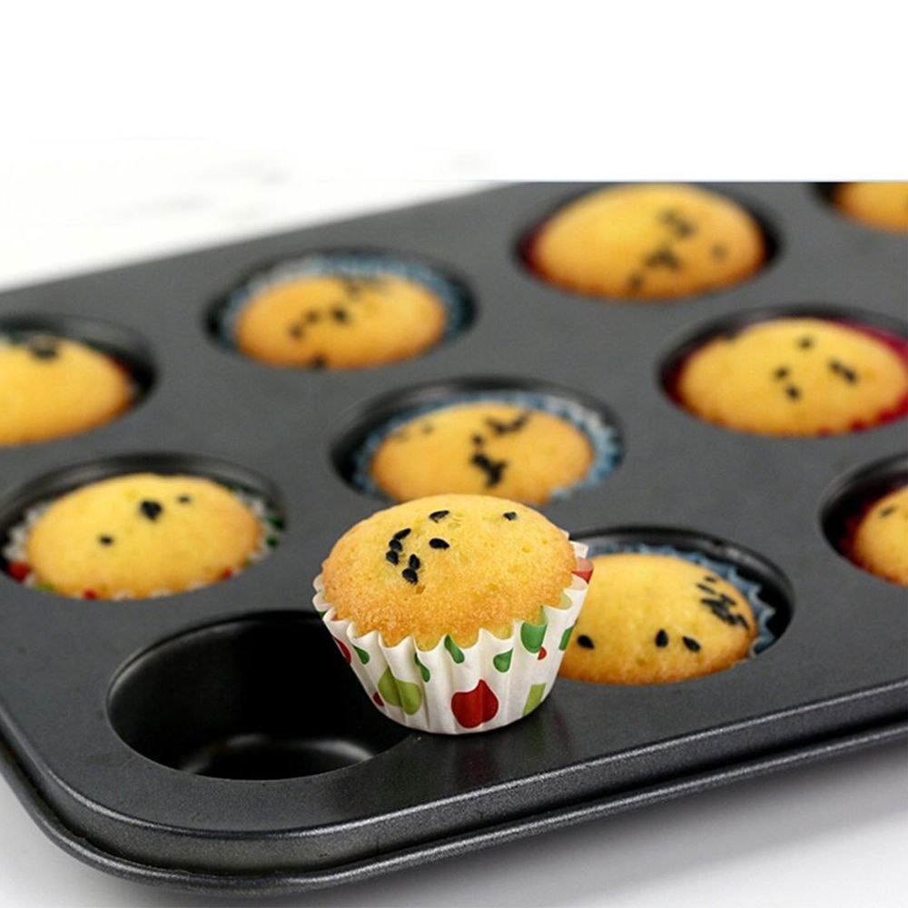 REBUY Cute Cake Bun Baking Cupcake Wrapper Greaseproof Party Mini Cases Case Paper/Multicolor