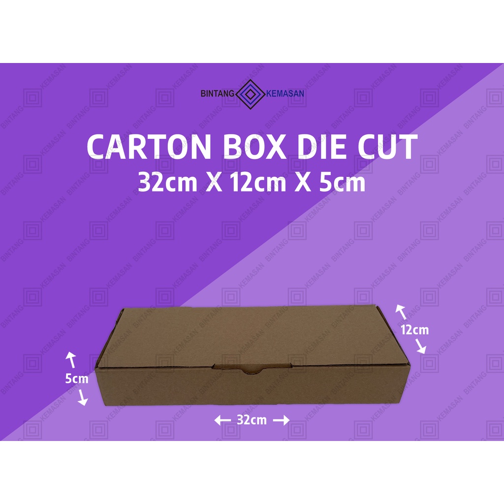 

Kardus Karton Diecut Packing 32 x 12 x 5cm - Diecut Single Wall 32x12x5cm Dus Packing