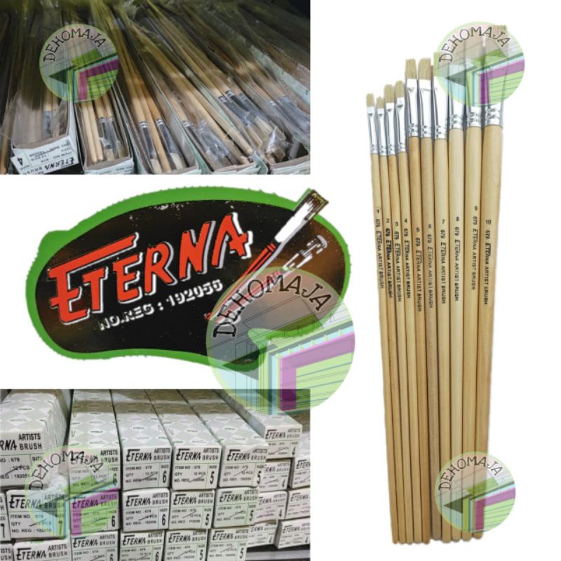 

kuas lukis Eterna 1 paket series