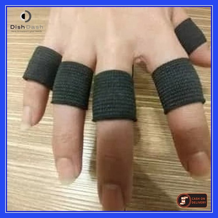 [BAYAR DI TEMPAT] 10 Pcs DEKER JARI Untuk Olahraga Bahan HIGH QUALITY / FINGER SUPPORT / Pelindung Jari