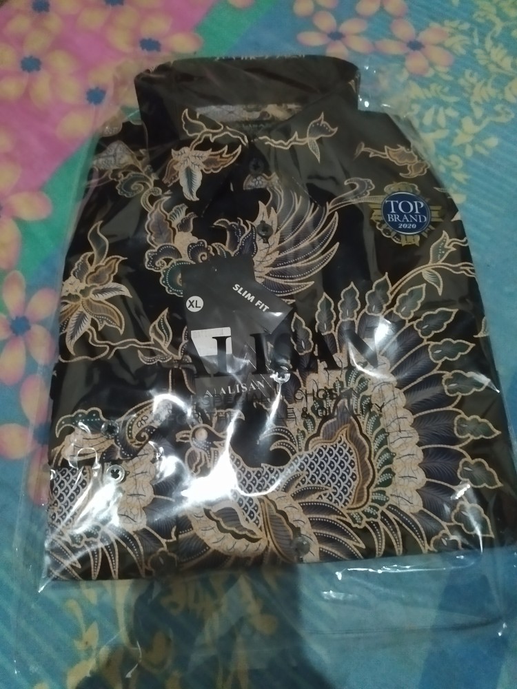 Kemeja Batik Pria Lengan Panjang Slim Fit Batik Pria Lengan Panjang Modern