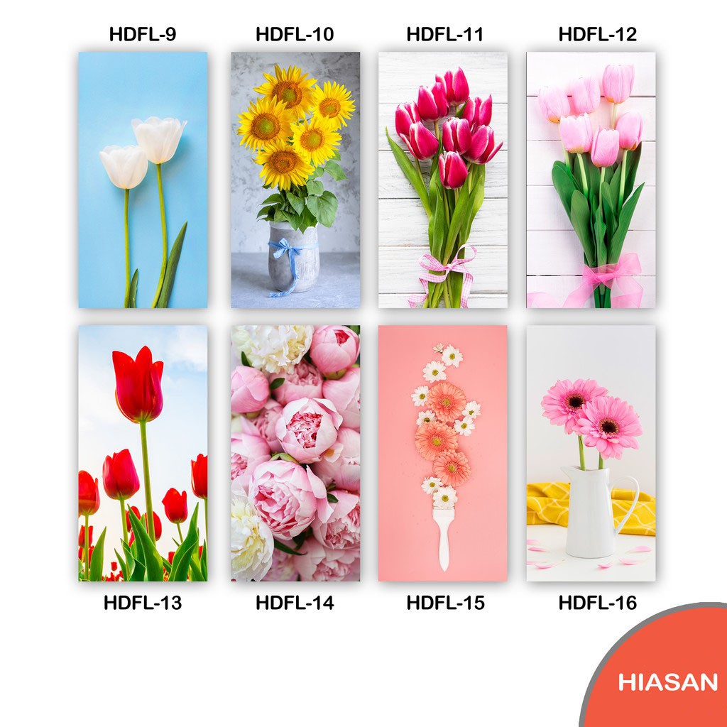 Hiasan Dinding Dekkorasi Dinding Rumah - Poster Kayu FLOWER BUNGA - Pajangan Hiasan Kamar Wall Decor