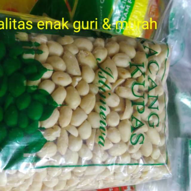 

Kacang kupas berkualitas ukuran 800 gr