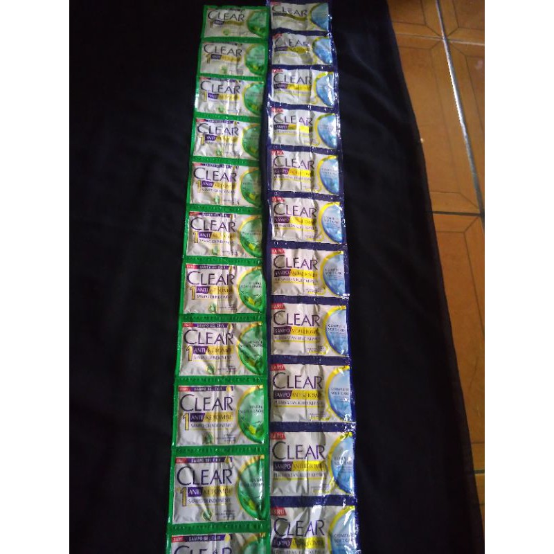 Clear shampoo Sachet