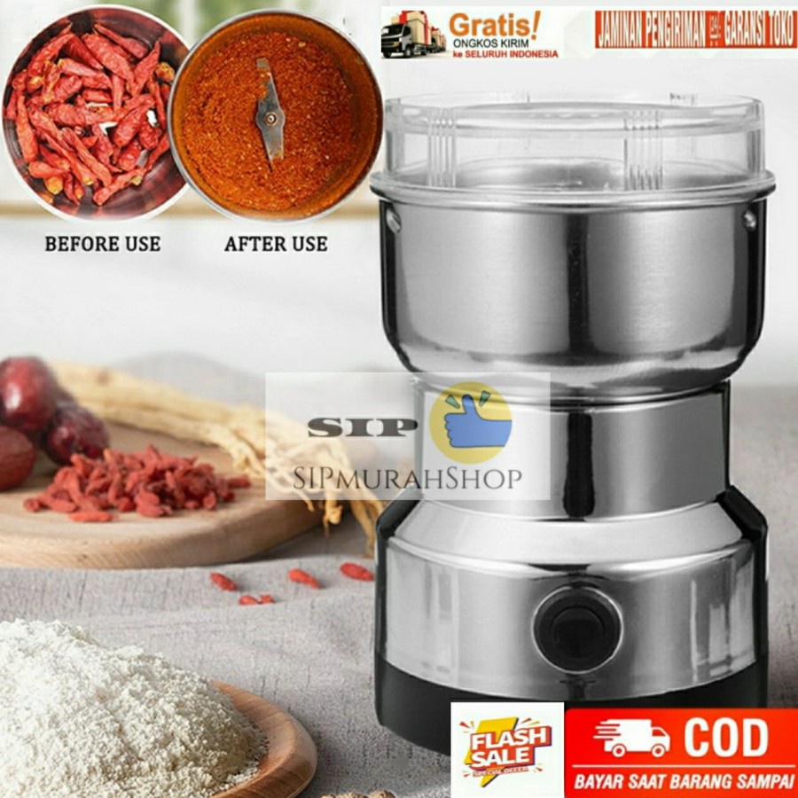 Coffee Grinder Mesin Giling Biji Kopi Bumbu Dapur 150Watt