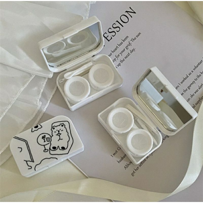 TEMPAT SOFTLENS MINI BEAR POLOS