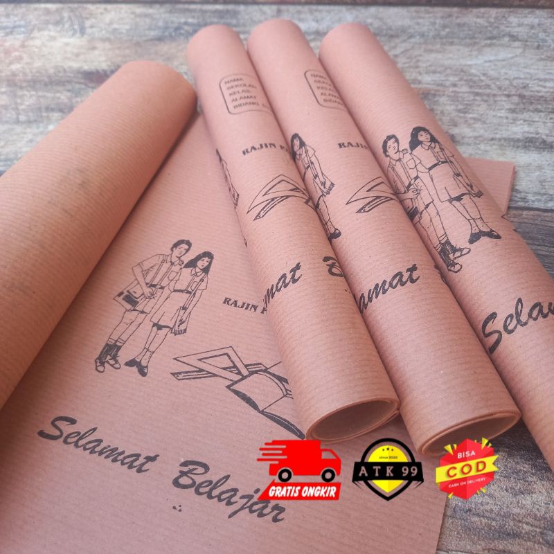 

10 LEMBAR SAMPUL KERTAS/Sampul Buku/Kertas Payung