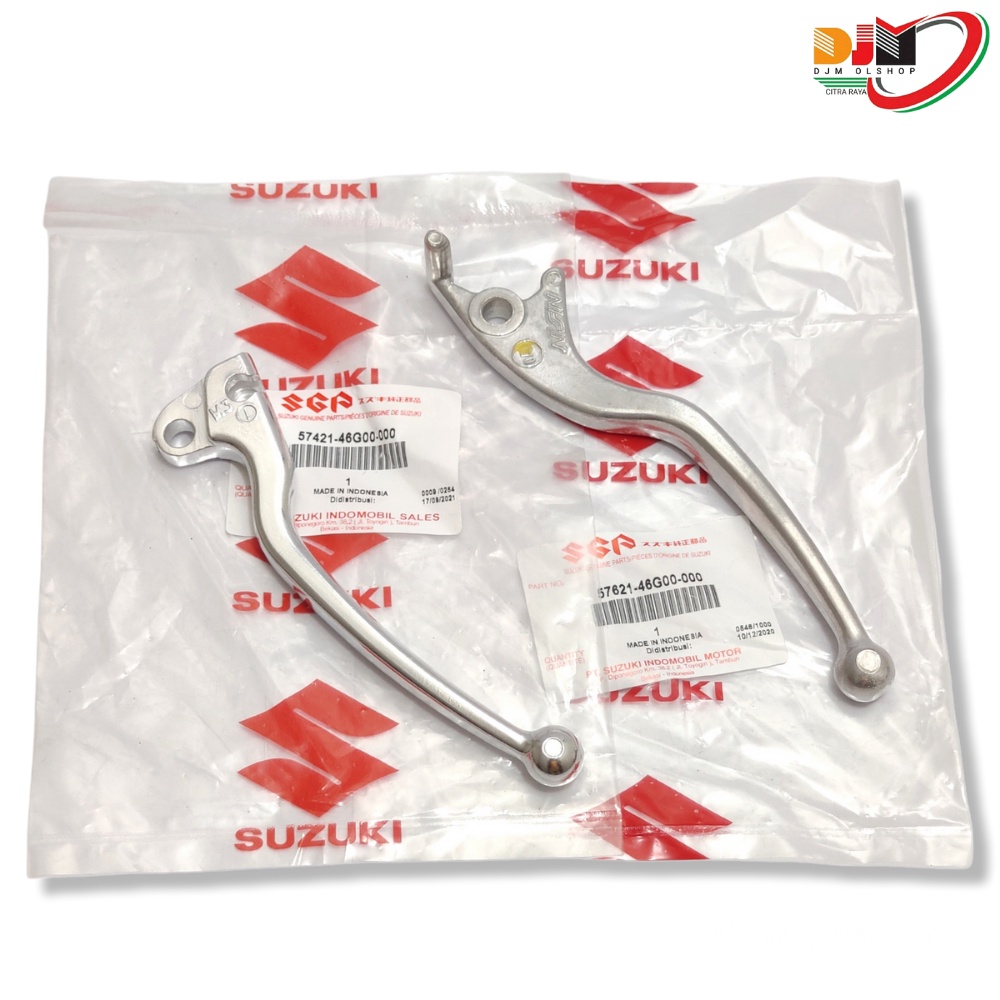 Handle Hendel Rem Depan - Belakang  Suzuki Spin 125 Original SGP 57621-46G00-000 (belakang) 57421-46G00-000 (depan) Silver