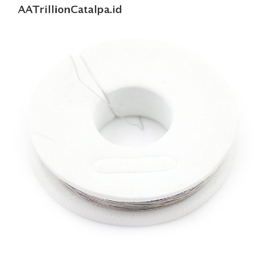 Aatrillioncatalpa Kabel Resistor Nichrome 0.2mm Panjang 10m