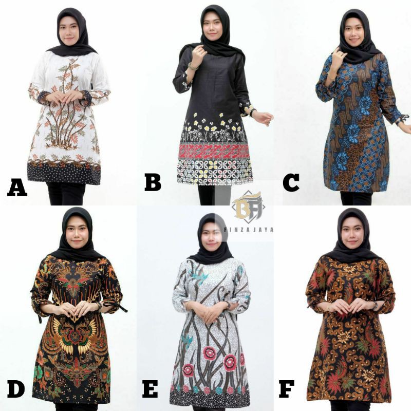 Tunik batik wanita M L XL XXL XXXL XXXXL XXXXXL