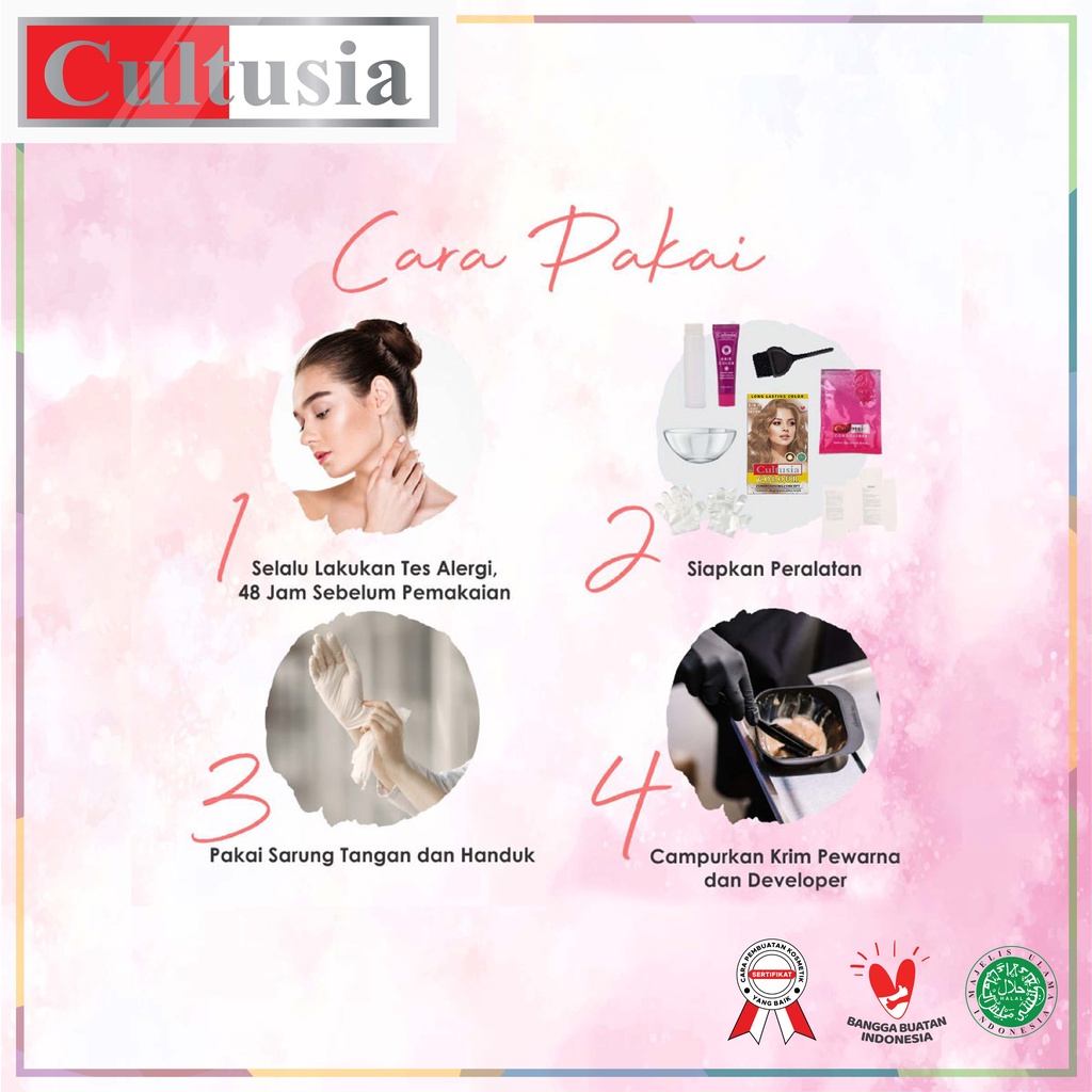 CULTUSIA Hair Color - Cat Rambut