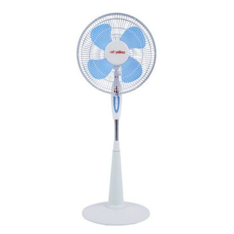 Niko Kipas Angin Berdiri 16&quot; / Stand Fan 16 Inch Kaki Bulat NK-16NLR